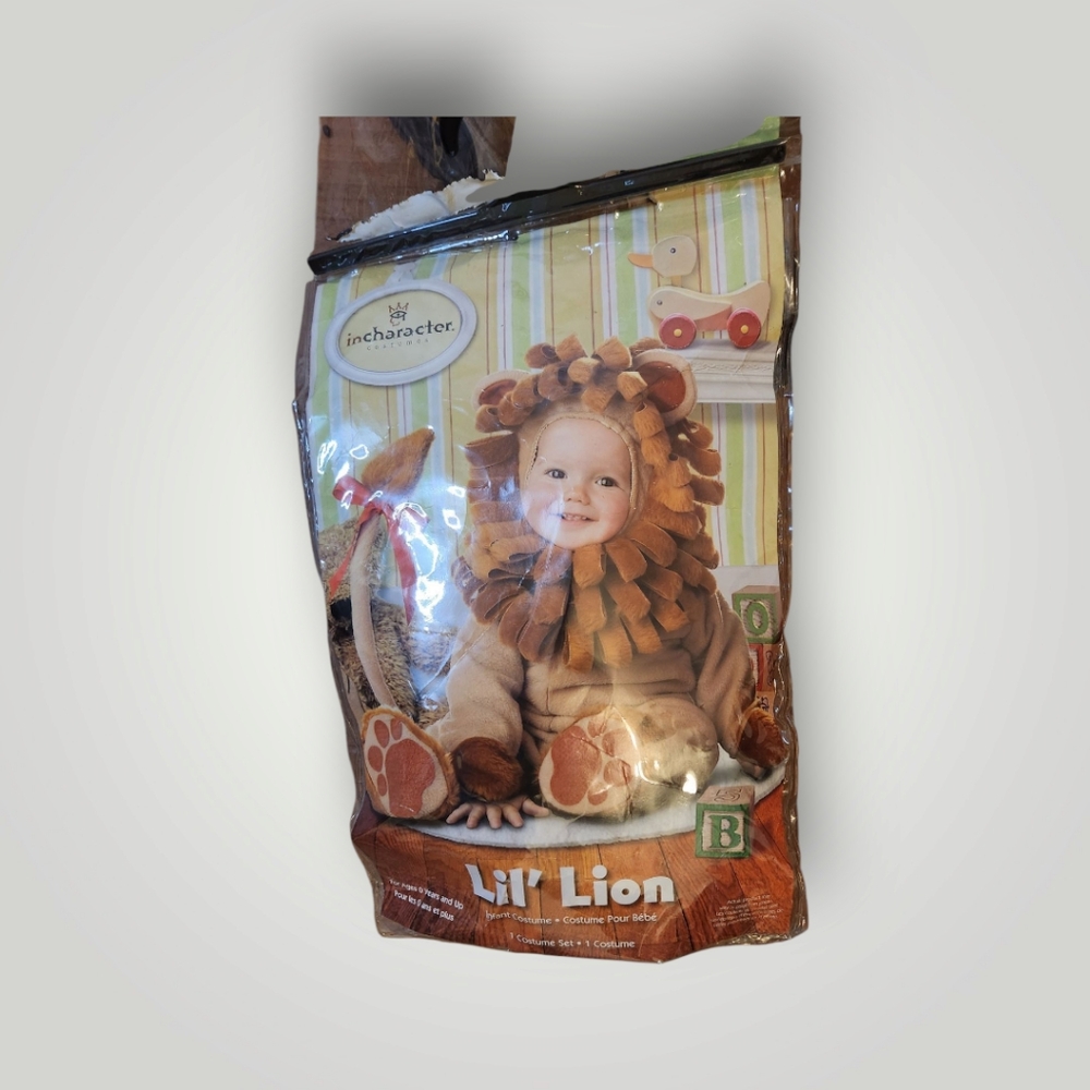 Incharacter Lion infant baby Halloween Costume S 6-12 Months